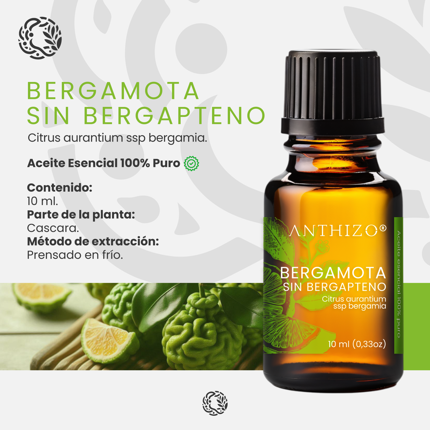Aceite esencial Bergamota sin bergapteno