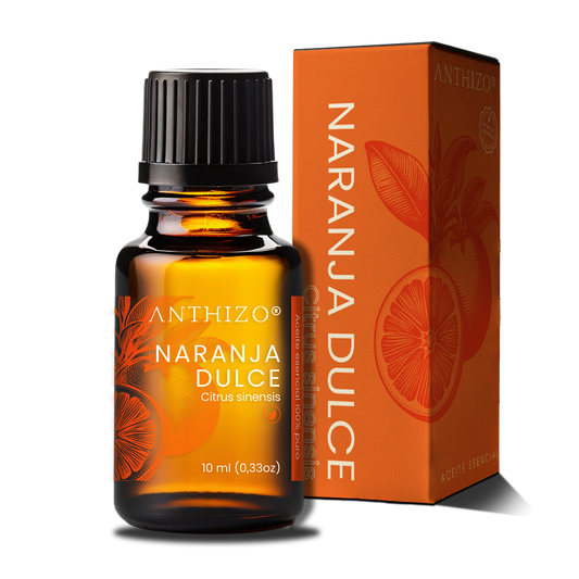 Aceite Esencial de Naranja Dulce Orgánica (Citrus sinensis) | Antiespasmódico, Antiestrés y Luminosidad Cutánea Certificada