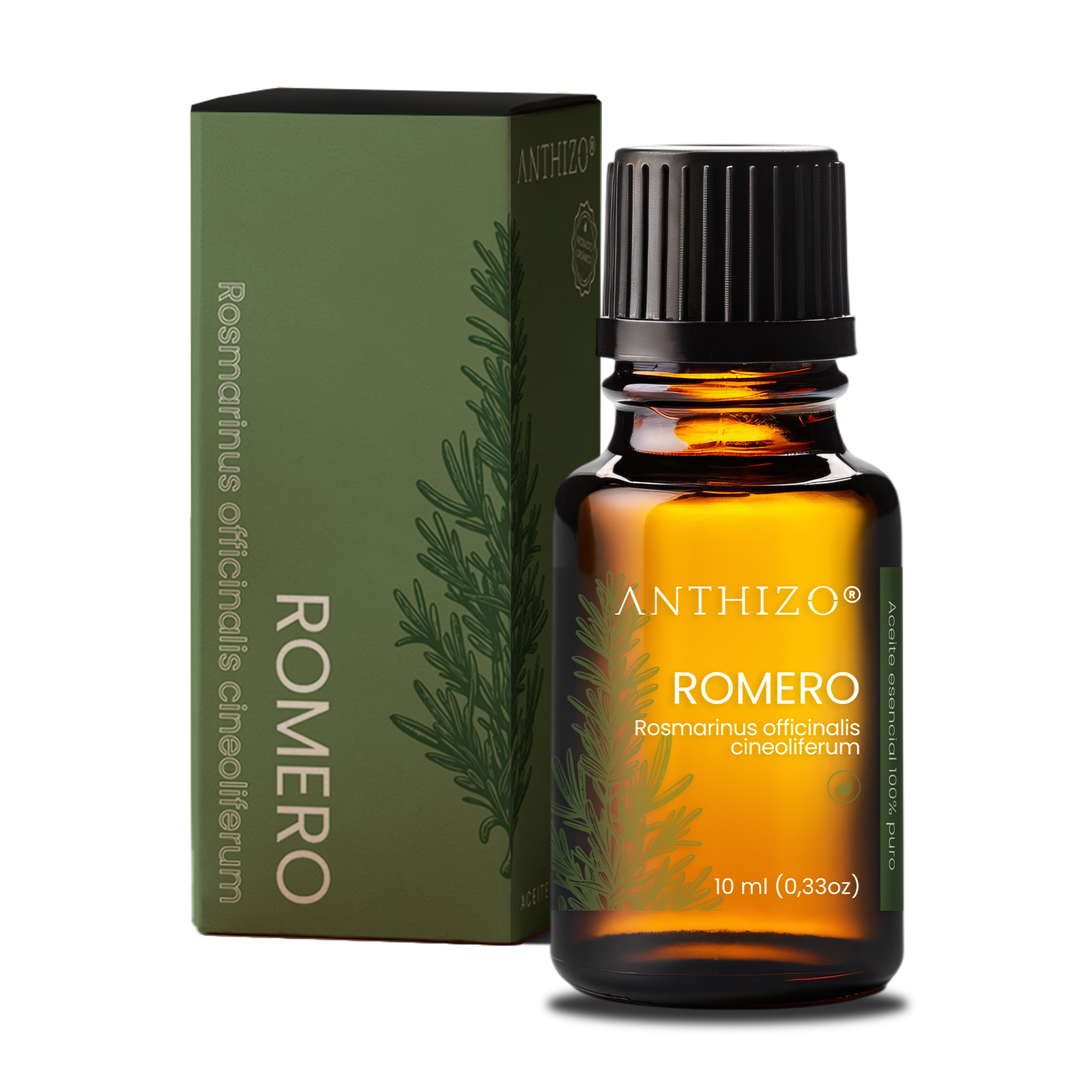 Aceite esencial Romero orgánico aromaterapia y masaje – Anthizo México