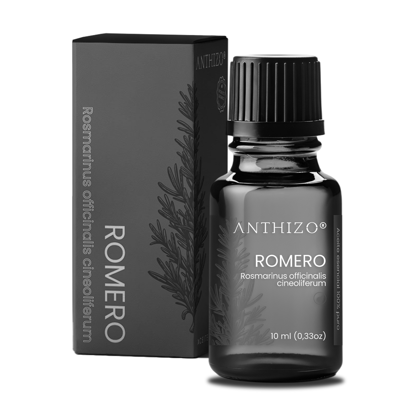 Aceite esencial Romero orgánico puro 10ml – Estimulante | Anthizo