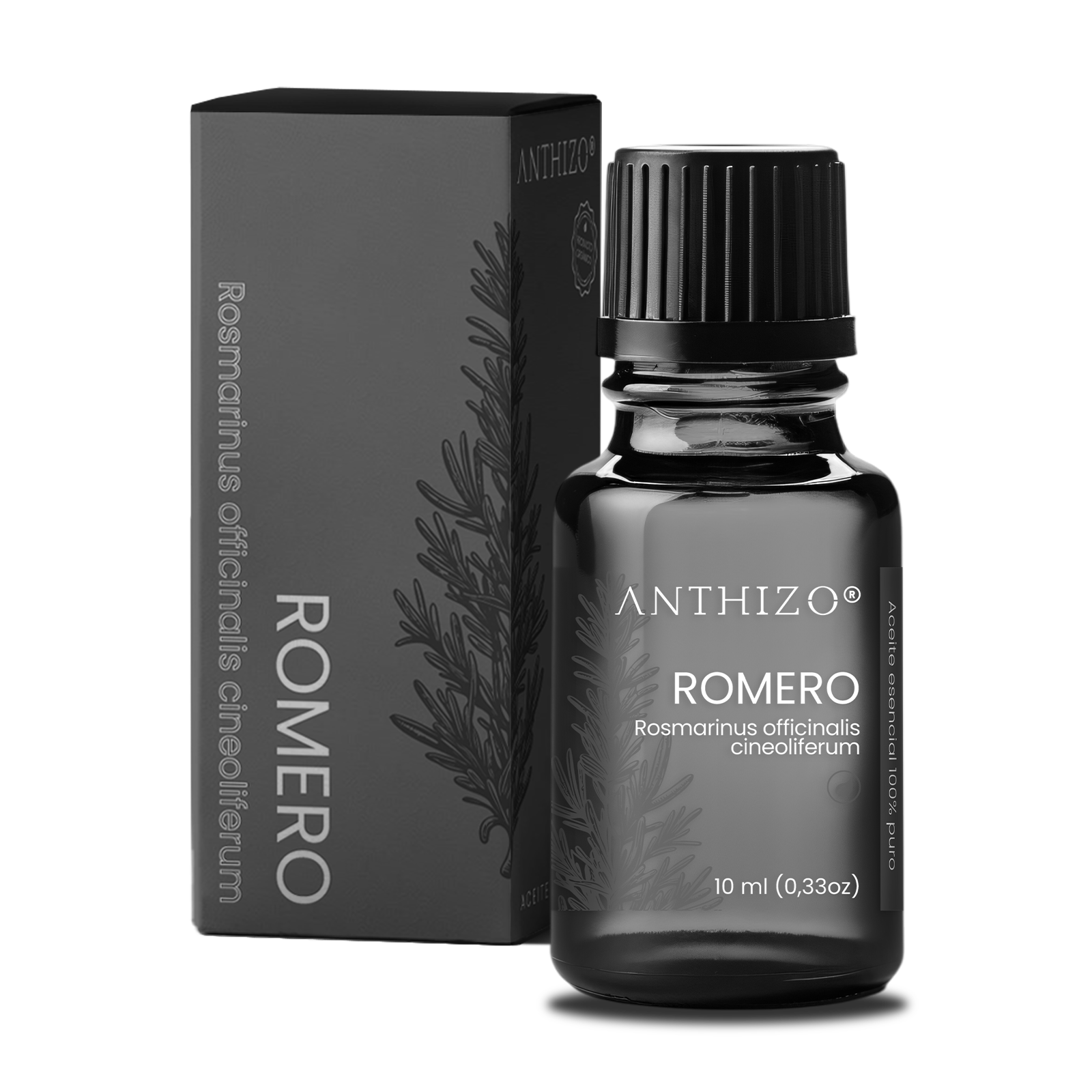 Aceite esencial Romero orgánico puro 10ml – Estimulante | Anthizo