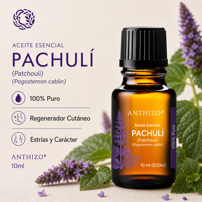 Aceite Esencial Pachulí (Patchouli) (Pogostemon cablin)