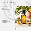 Aceite Esencial de Palmarosa Orgánico (Cymbopogon Martinii), 100% Puro, ANTHIZO