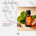 Aceite Esencial de Geranio (Pelargonium asperum), 100% Puro, ANTHIZO