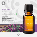 Aceite Esencial de Patchuli (Pogostemon cablin), 100% Puro, ANTHIZO